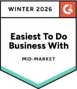 G2 Winter 2026: Easiest To Do Business With, Mid-Market
