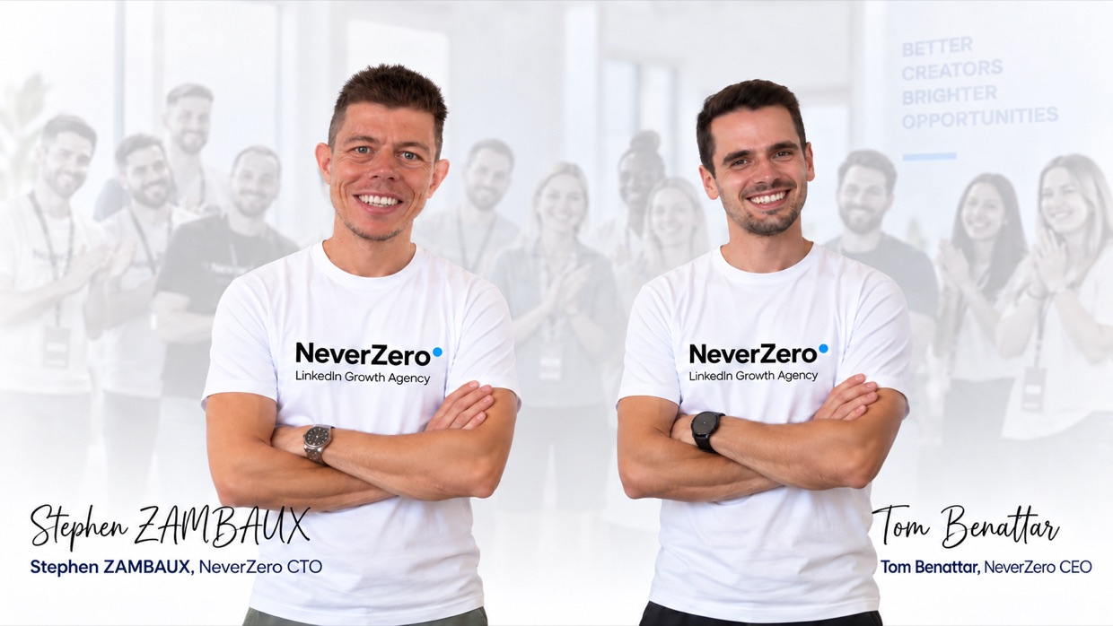 Tom Benattar, NeverZero CEO and Stephen Zambaux, NeverZero CTO